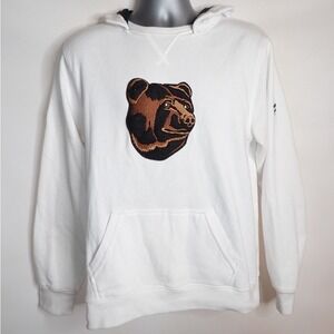 Boston Bruins NHL Fanatics Authentic Pro White Hoodie Bear Patch boys XL 18/20